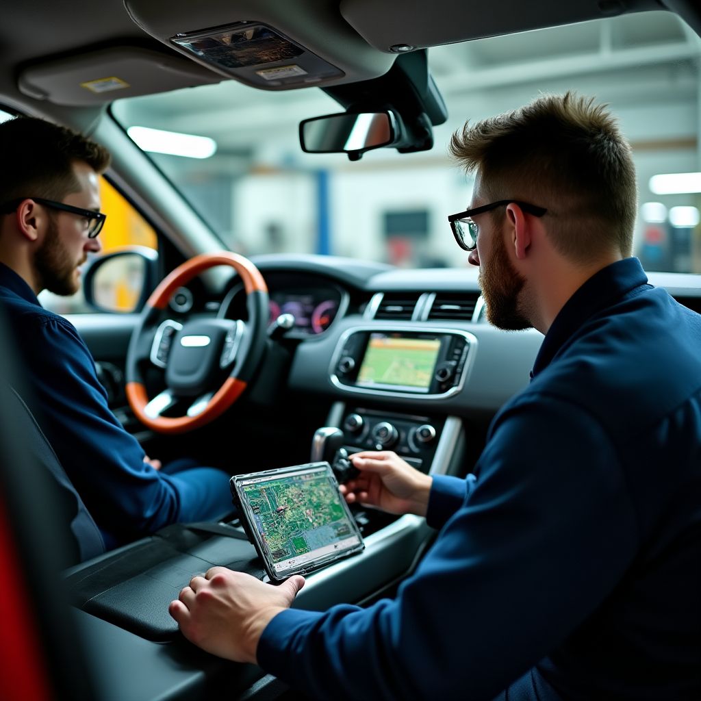 Diagnóstico electrónico de un Land Rover