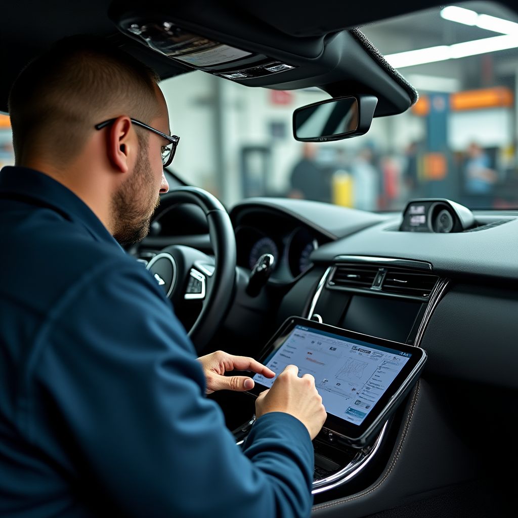 Reparación eléctrica en un Jaguar F-Type