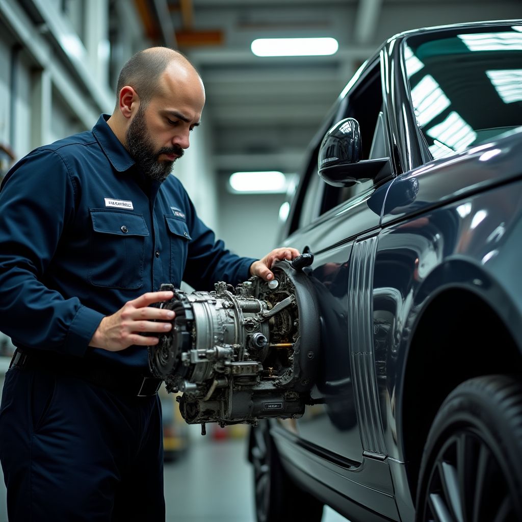Reparación mecánica de un Range Rover